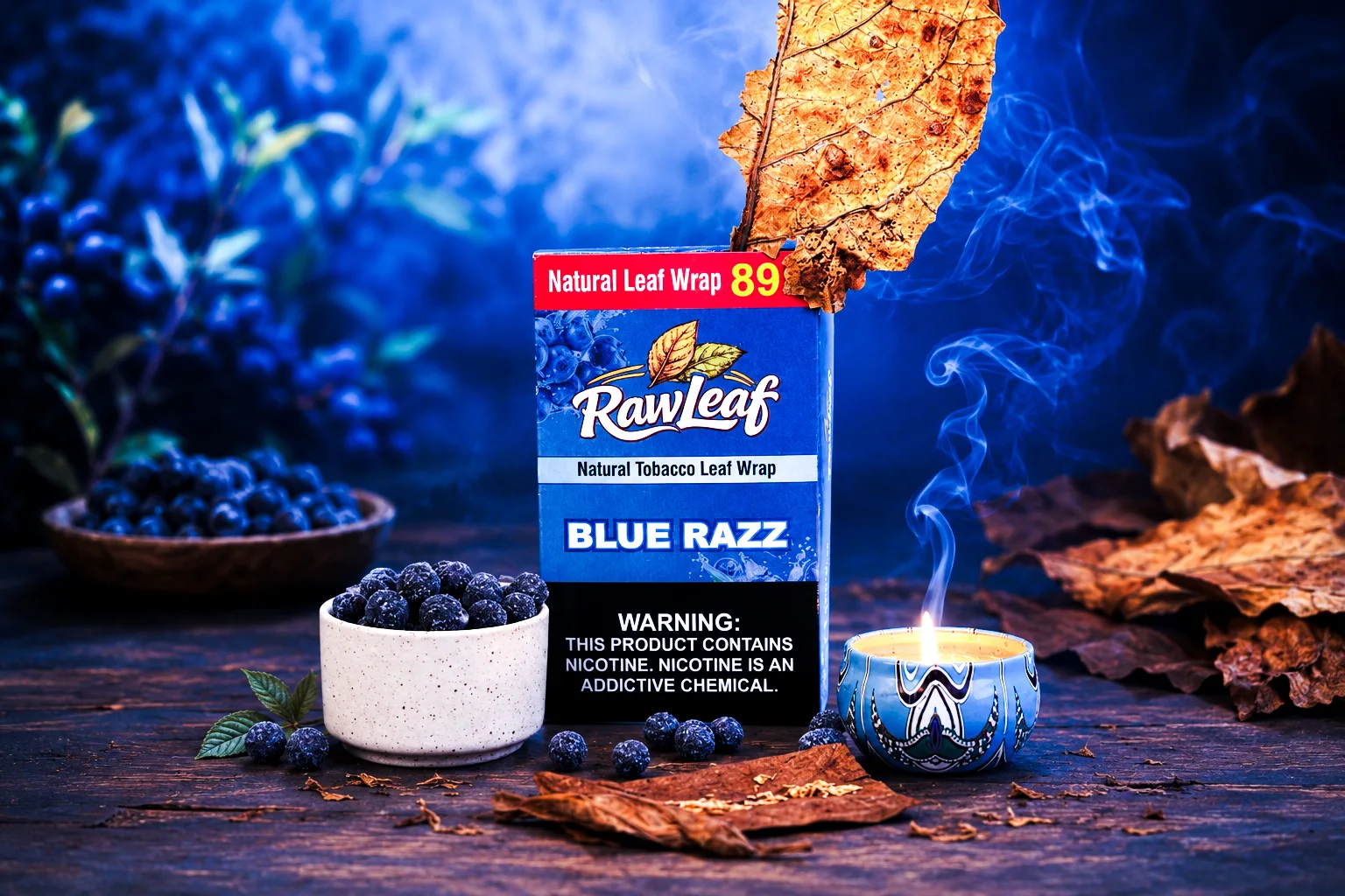 RawLeaf Blue Razz
