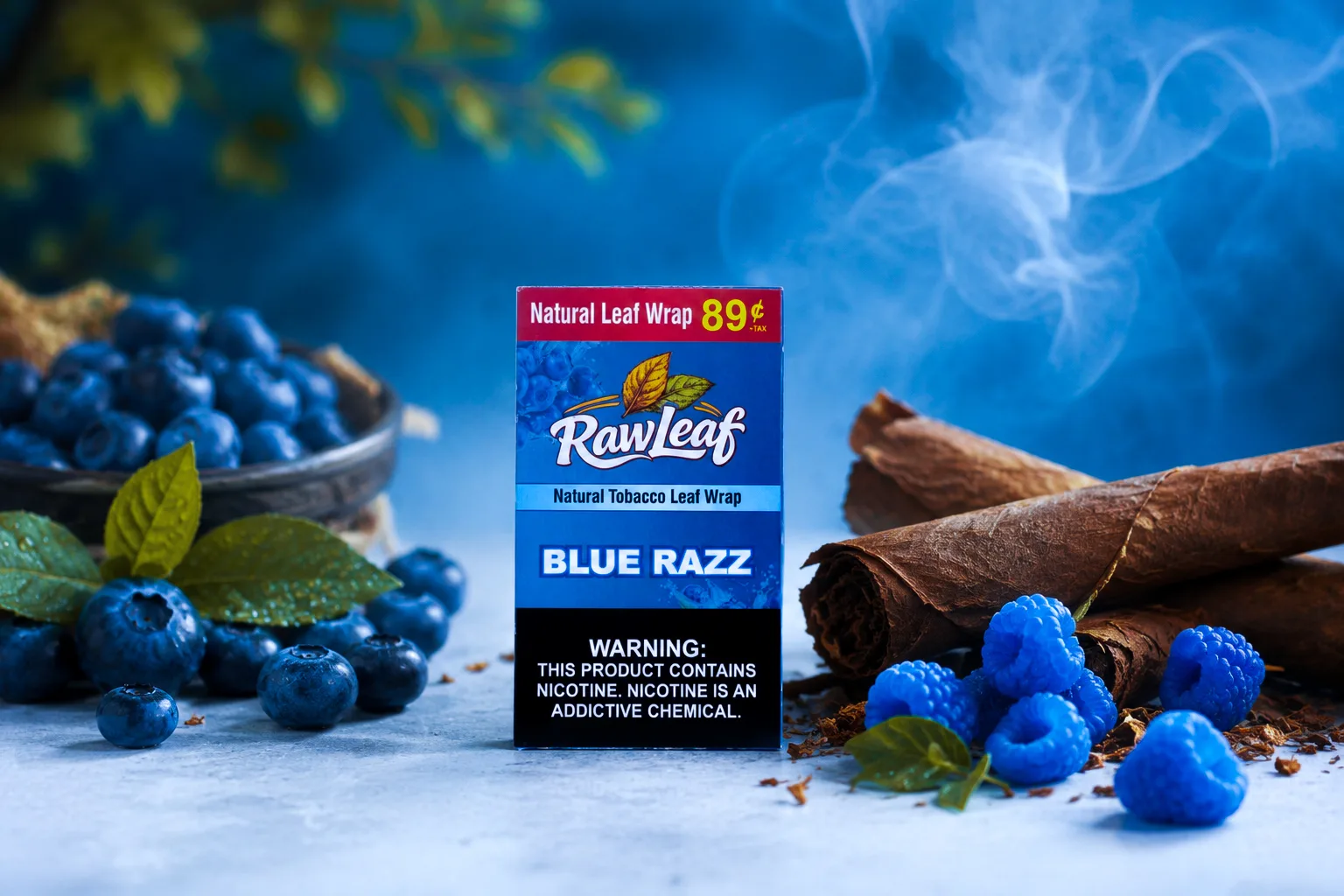 RawLeaf Blue Razz