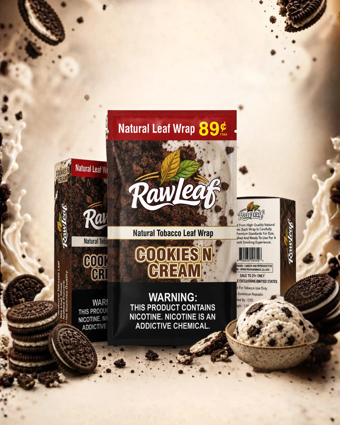 RawLeaf Cookies 'n Crème