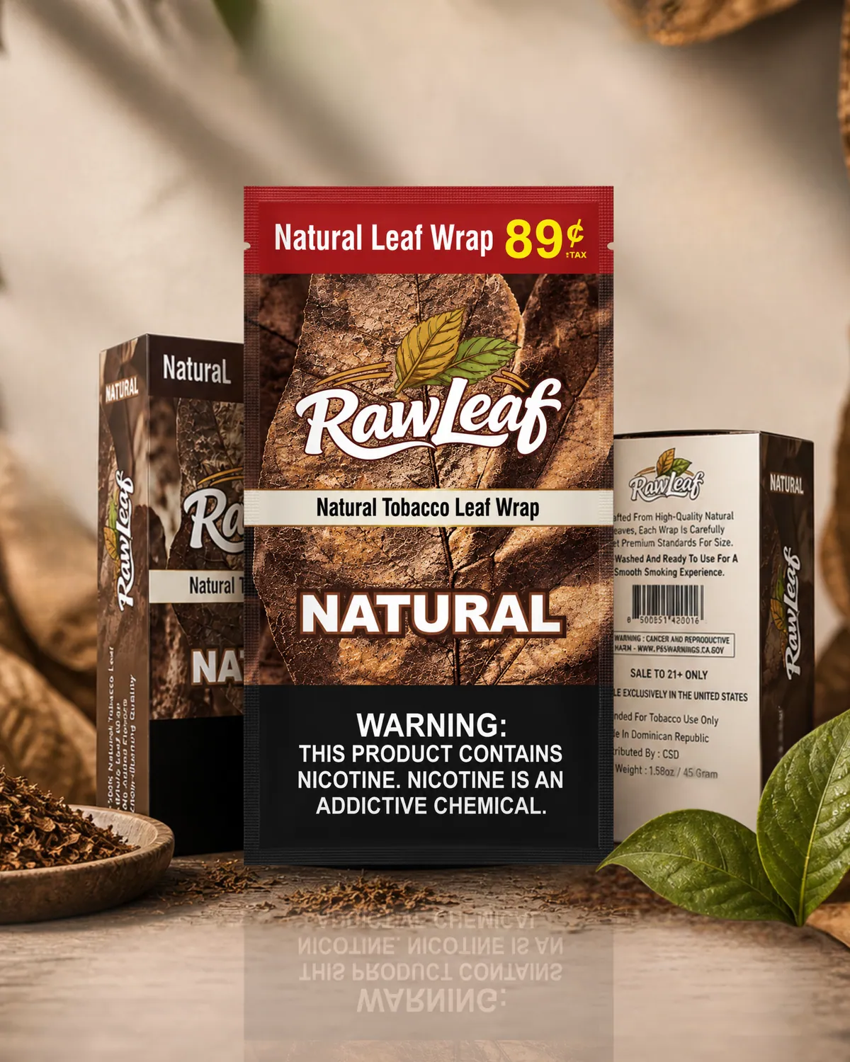 True leaf, nothing added.